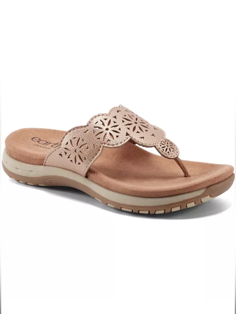 Earth Sadie T-Strap Flat Sandals